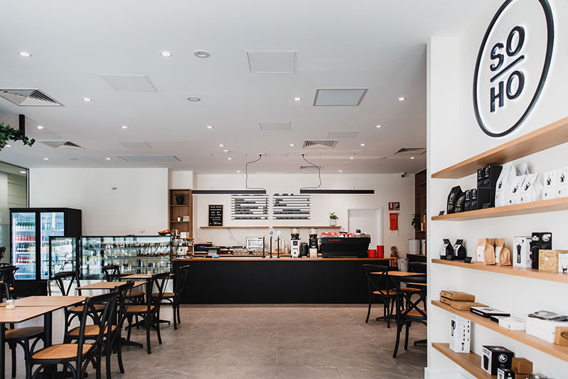 New Store Fitout for SOHO Coffee Grinders